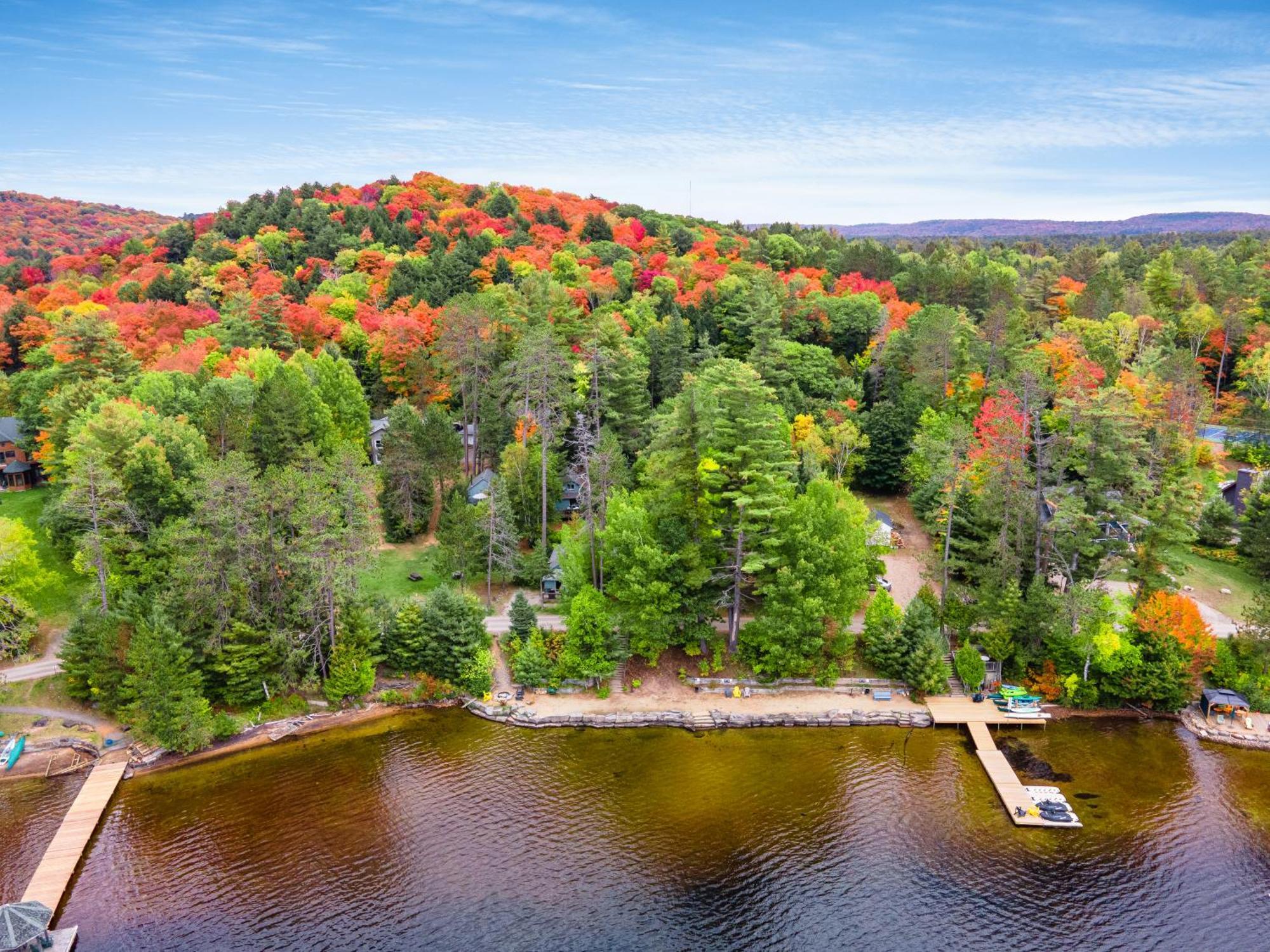 Muskoka Waterfront Retreat Villa Dwight Luaran gambar